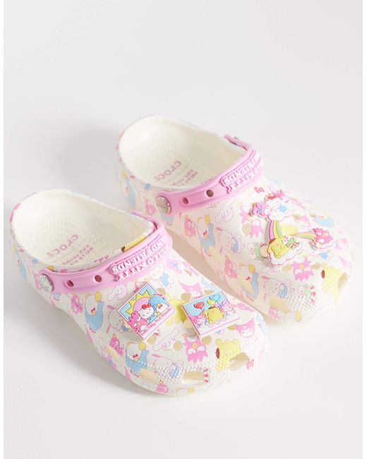 CROCSTM Pink – hello kitty – klassische clogs