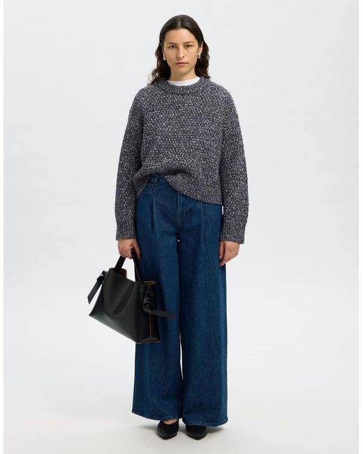 SELECTED Trui in het Blue