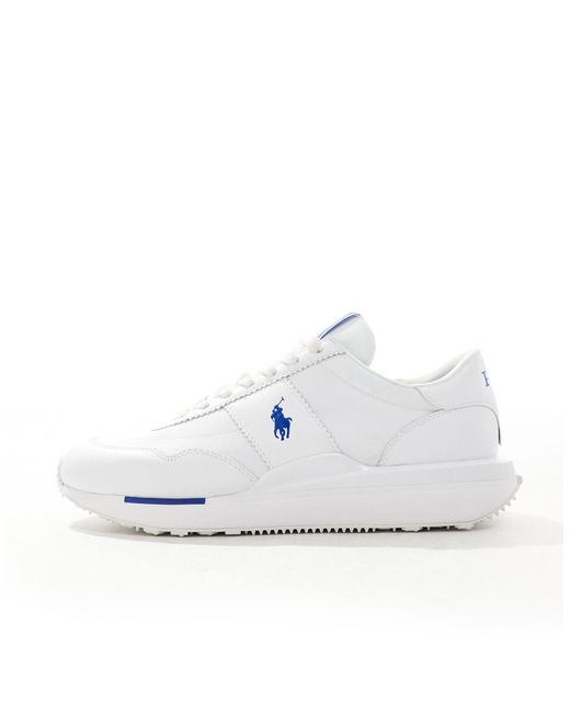 Polo Ralph Lauren – train '89 – sneaker aus leder in White für Herren