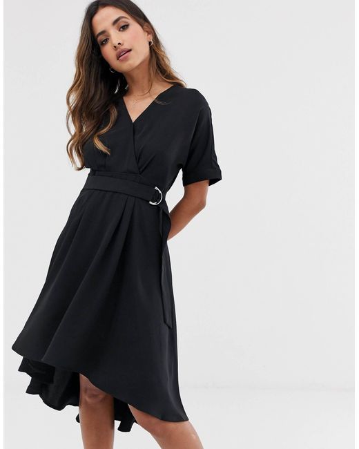 black utility dress