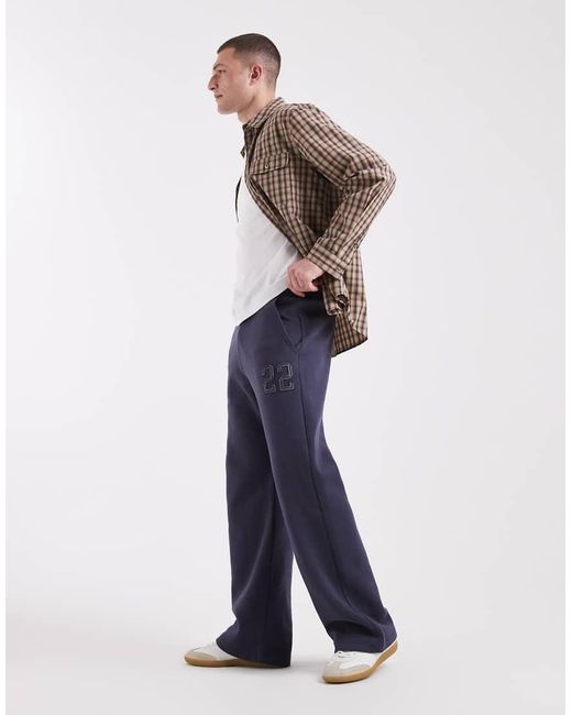 Hollister Blue Bootcut joggers