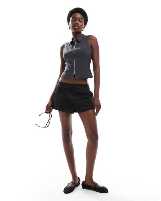 Cotton On Blue Izzy Zip Through Vest