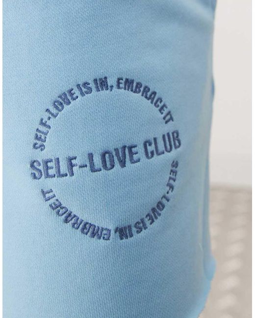 Noisy May Blue Sweat Shorts
