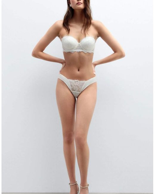 Intimissimi White From The Boudoir Anna Bandeau Bra