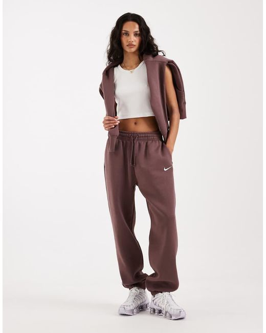 Nike Purple Phoenix Fleece Sweatpants
