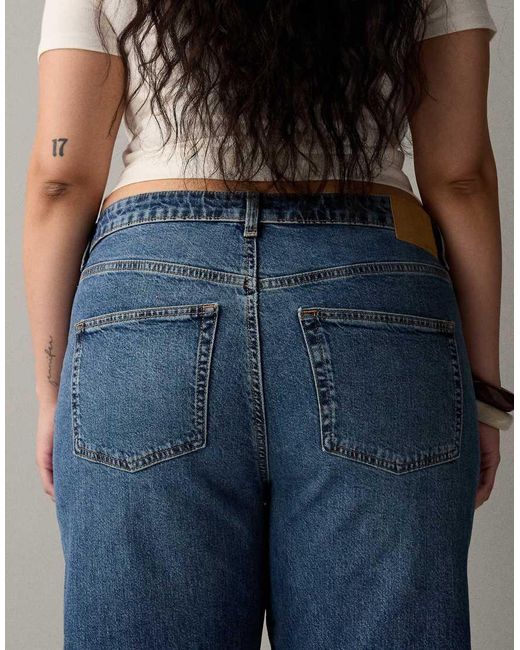 ASOS Blue Asos Design Curve Comfort Stretch Straight Leg Jeans