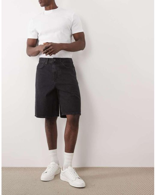 Only & Sons Denim Jort in het Black voor heren