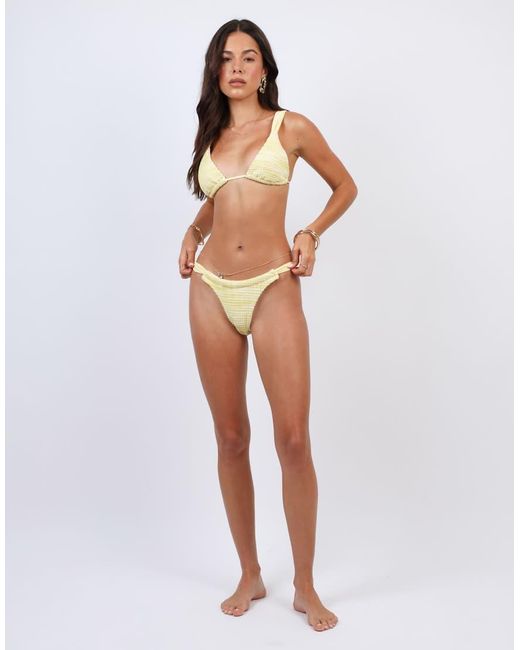 SIMMI Natural Textured Detail Bikini Bottoms