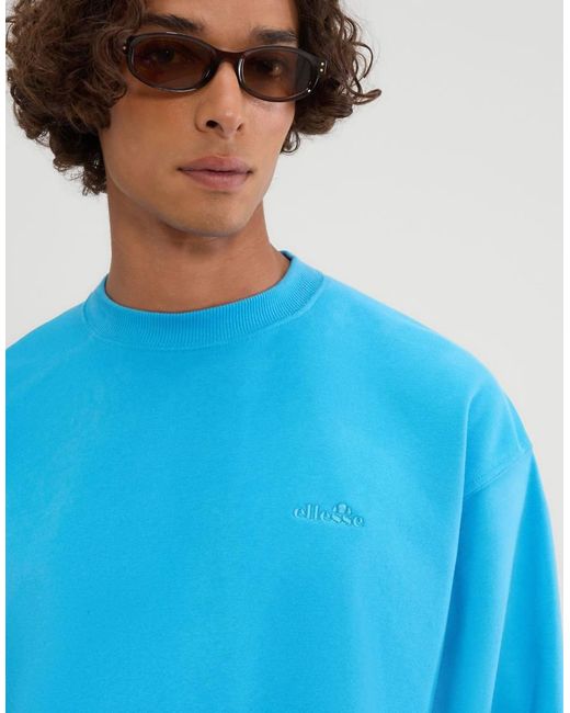 Ellesse Blue Rafori Sweatshirt for men
