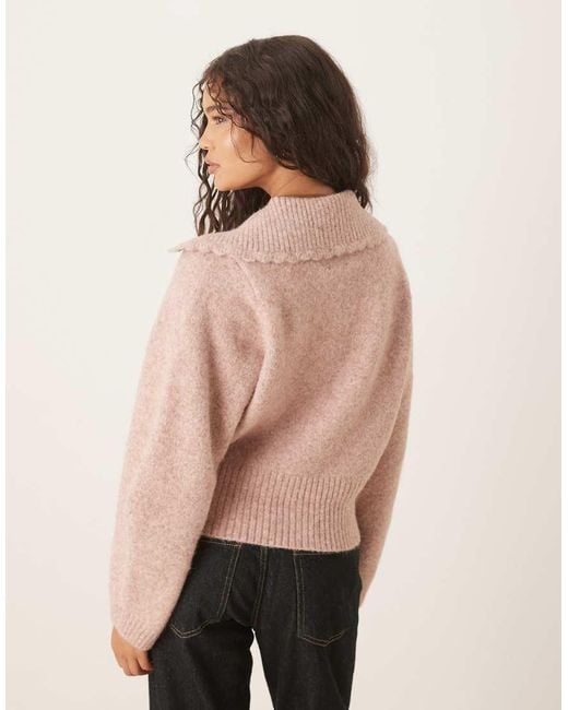 ASOS Pink Waisted Polo