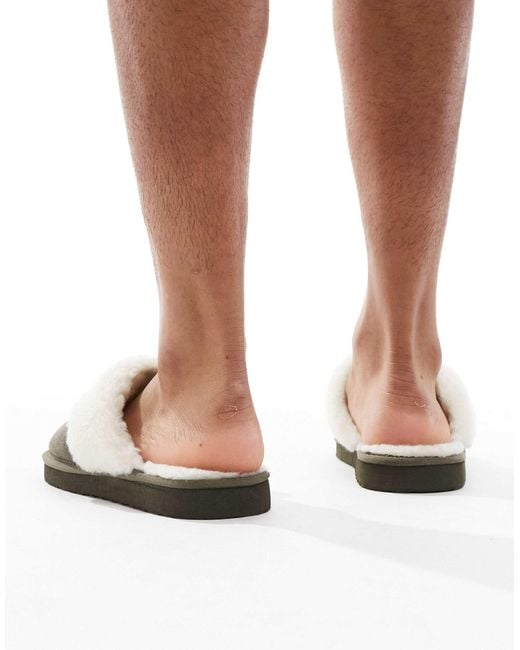 ASOS Brown Mule Slippers for men