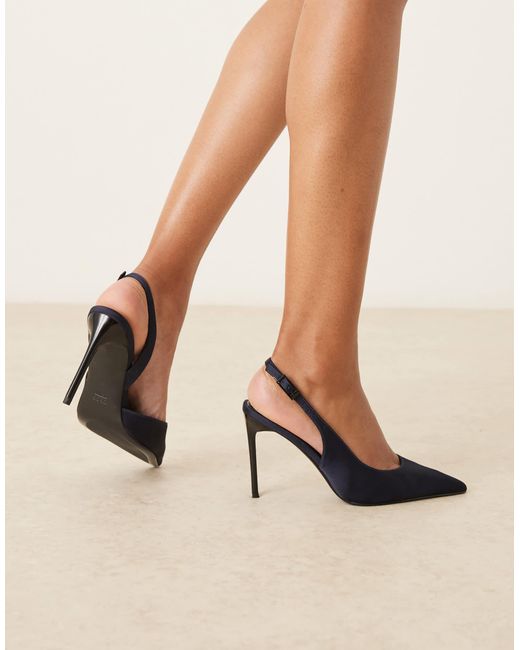 ASOS Blue – polar d'orsay – slingback-schuhe
