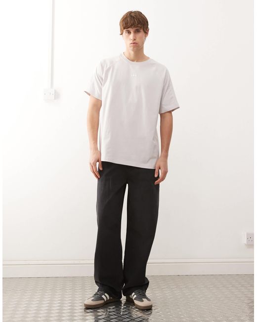 Premium essentials - t-shirt - perle craie Adidas Originals pour homme en coloris White