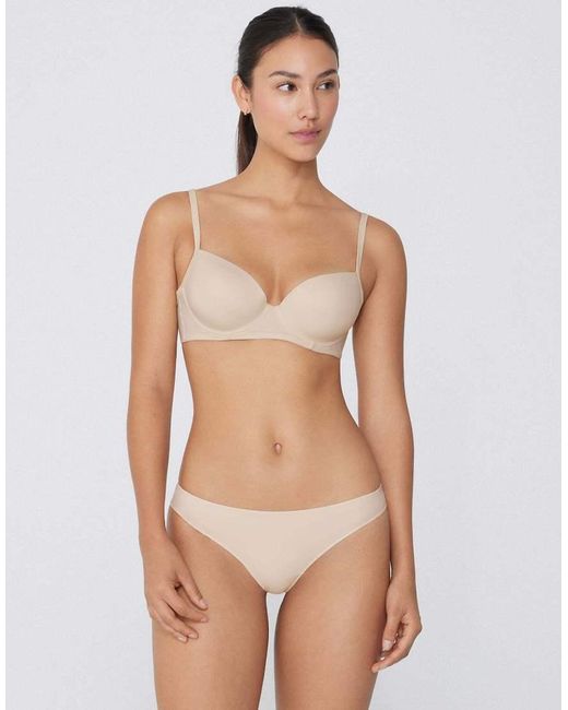Tezenis White Wien Microfibre Balconette Bra