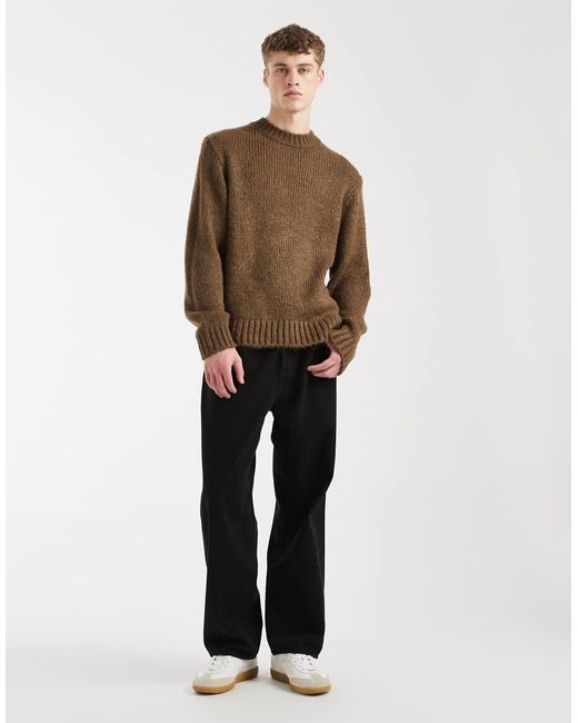 Jack & Jones Brown Oversized Sweater for men