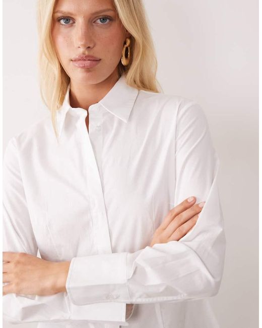 Mango Natural Tailored Shirt