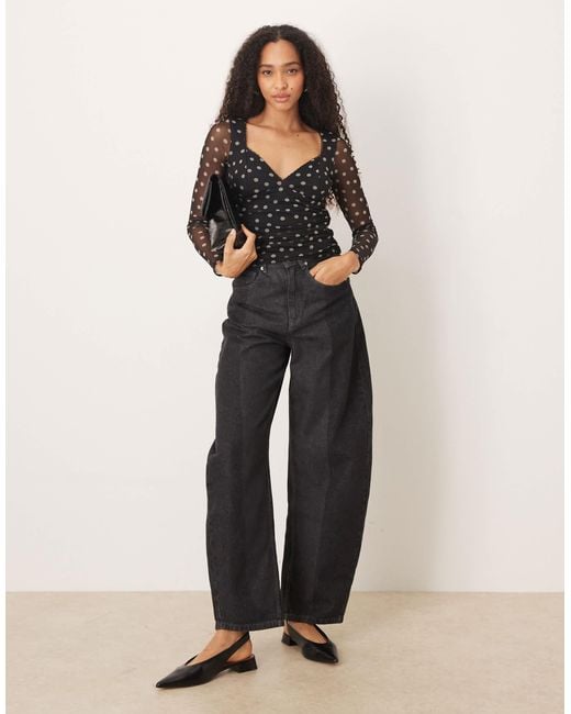 Abercrombie & Fitch Black – langärmliges oberteil