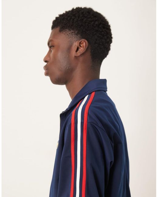 Adidas Originals Blue Adidas Firebird Track Top for men