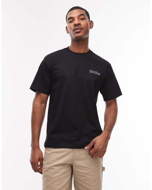 Dickies Black Fairlawn Backprint T-shirt for men
