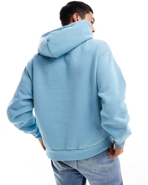 Nike Blue Essential Logo Hoodie for men