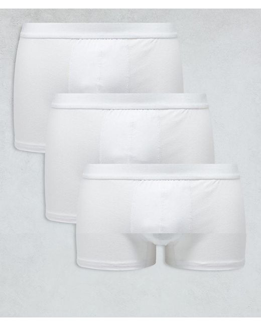 New Look White 3 Pack Boxers for men