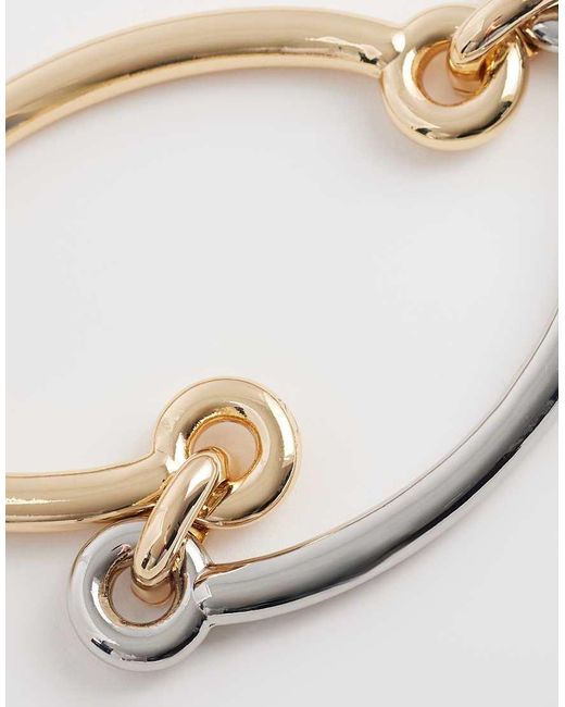 ASOS Natural Torque Necklace With Loop Detailing