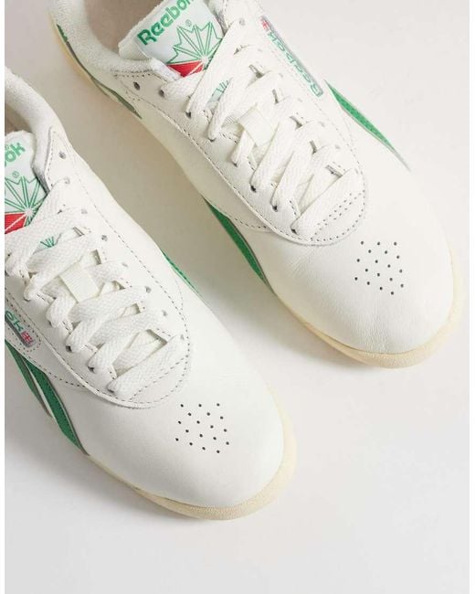 Reebok Green Freestyle Lo Womens Trainers