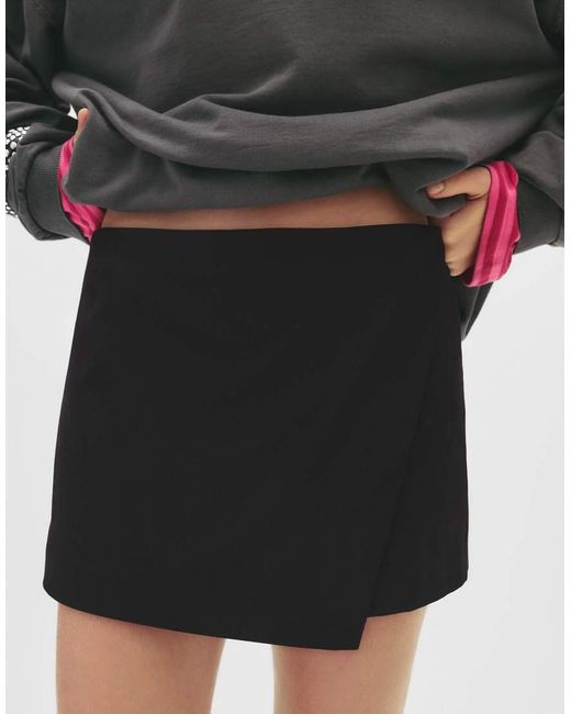 Gonna Pantalone A Portafoglio Nera di Pull&Bear in Black