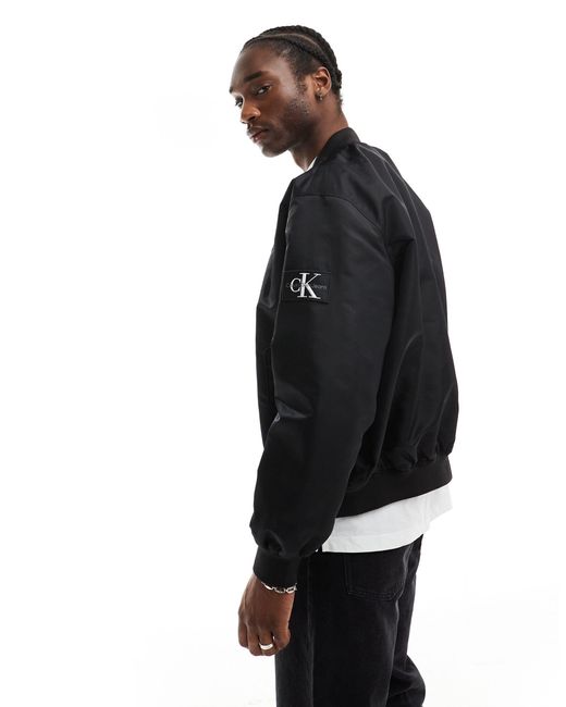 Calvin Klein Black Bomber Jacket for men
