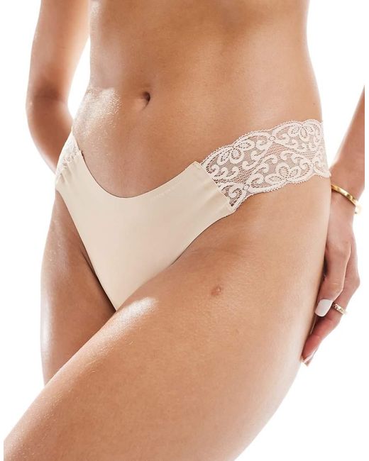 Cotton On White Party Pants Seamless G-string Briefs