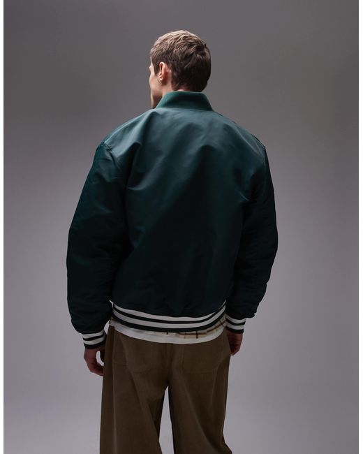Carhartt Gray Flaming Ducks Bomber Jacket for men