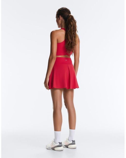 Oysho Red Light Touch Crossover Back Tank Top