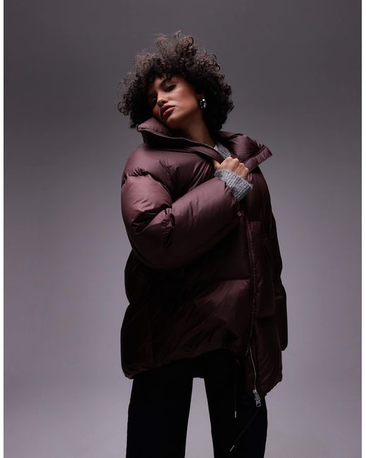 ARKET Black Down Puffer Longline Jacket