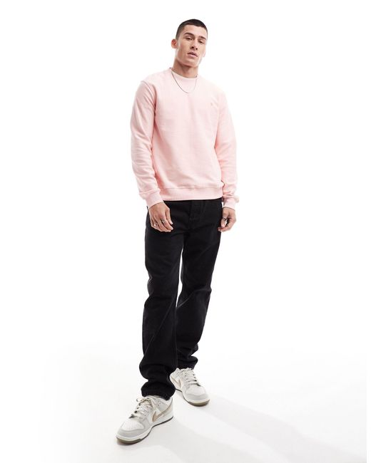 Farah Pink Twill Sweatshirt for men
