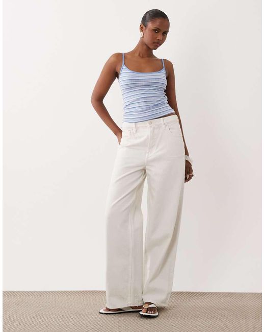 Gina Tricot Blue Soft Tank Top