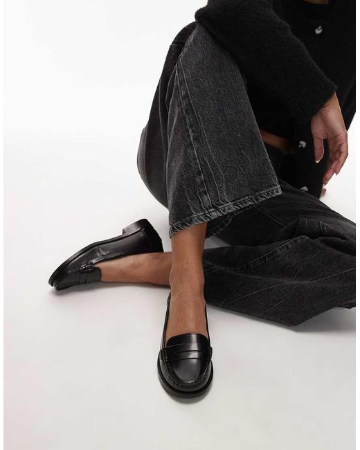 Bronx Black New-Rana Penny Loafers