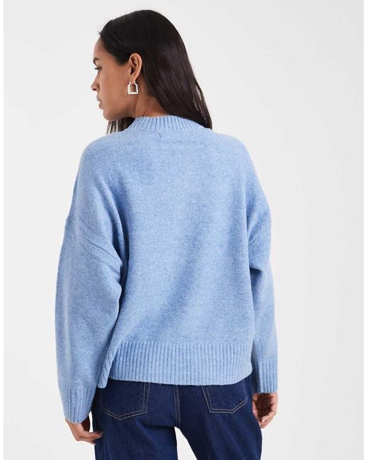 Vero Moda Blue Soft O-neck Jumper