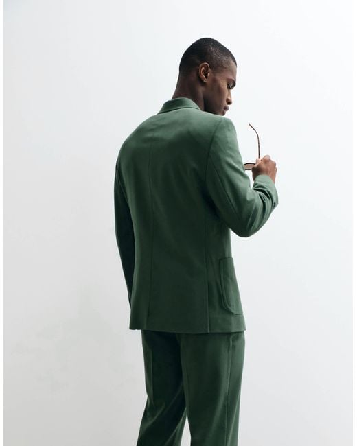 ASOS Green Flexmaxtm Slim Suit Jacket for men