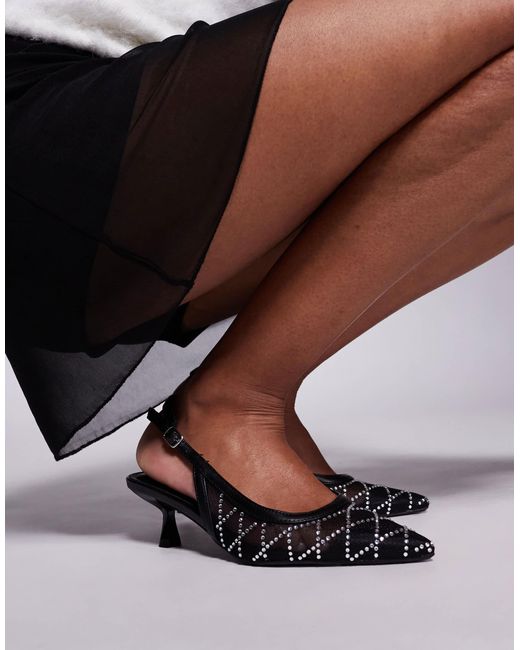 New Look Black – absatzschuhe aus mesh