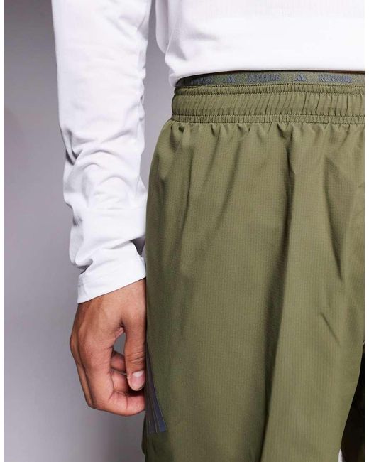 Adidas Originals Green Adidas Running Adi35 Shorts for men