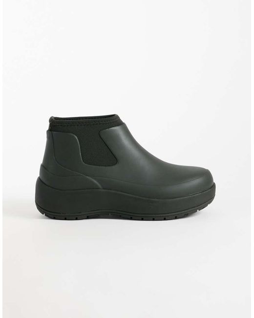 Rains Black 70310 Waterproof Rubber Mid Dry Boot