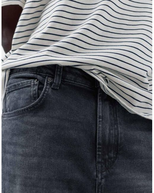 Pull&Bear Gray Slim Fit Jeans for men