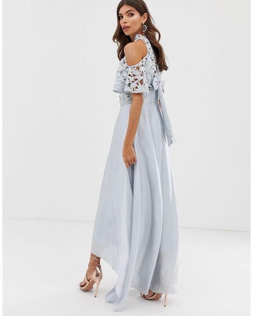 coast lyndsie lace maxi dress