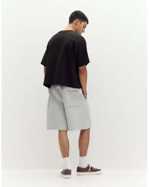 Pull&Bear Blue Bermuda Jogger Sweat Shorts for men