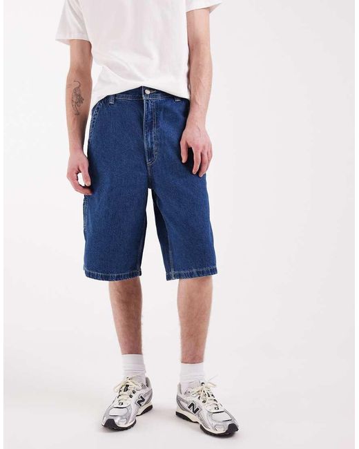 Lee Jeans Blue baggy Carpenter Jorts for men