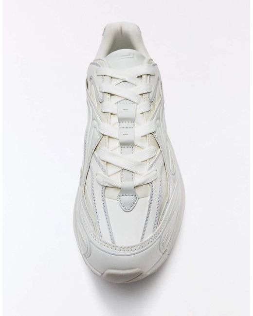 Bershka White Chunky Sole Trainers for men
