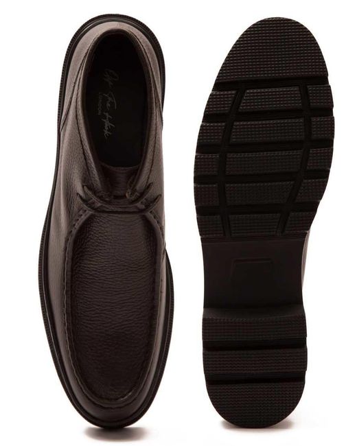 Botines Chukka Marrones Estilo Mocasines De Cuero Para Hombre Iggy De OFF THE HOOK de hombre de color Black
