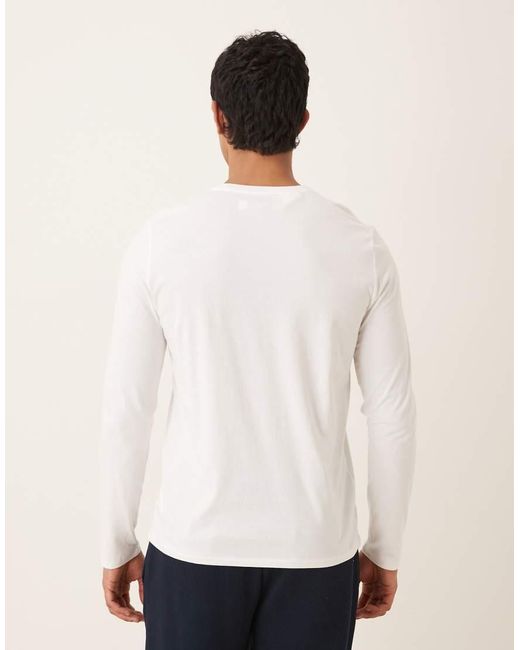 Polo Ralph Lauren White Cotton Jersey Lounge Long Sleeve T-shirt for men