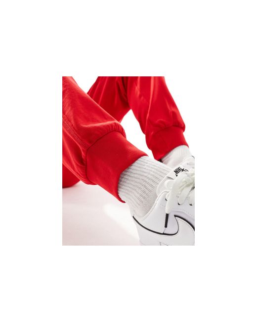 Nike Red Club Logo Knit Sweatpants for men