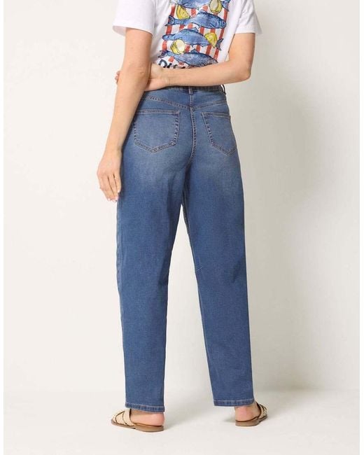 Long Tall Sally Blue Barrel Leg Jeans